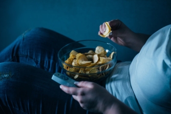 Compulsive Eating and Watching Television image